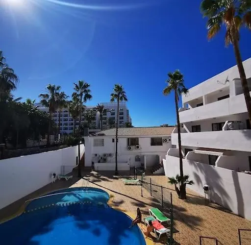 Modern Studio With Pool & Terrace Playa De Las Americas, Tenerife Apartman