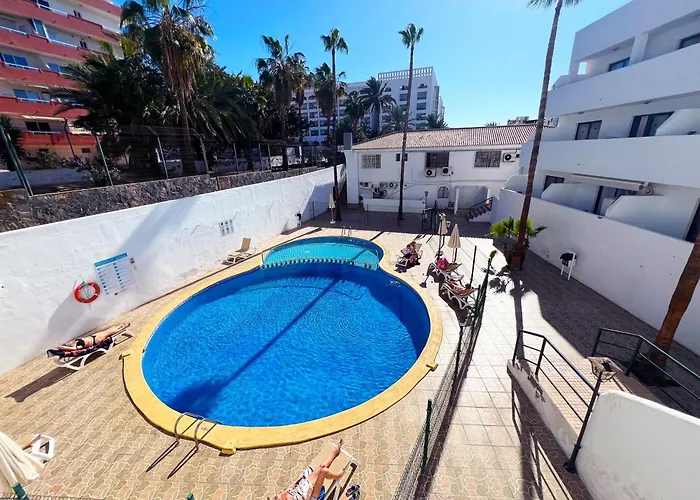 公寓 Modern With Pool & Terrace Playa De Americas, Tenerife *