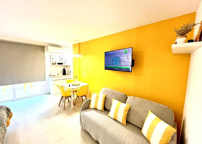 公寓 Modern With Pool & Terrace Playa De Americas, Tenerife *