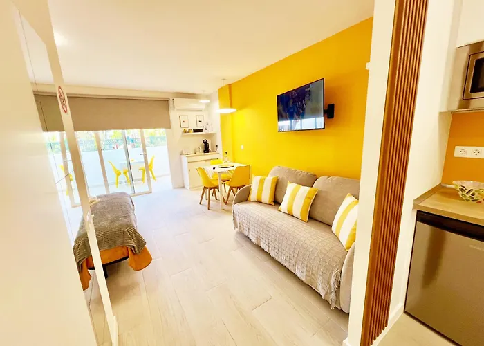 Modern With Pool & Terrace Playa De Americas, Tenerife 美洲海滩