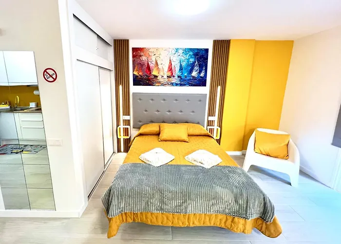 Modern With Pool & Terrace Playa De Americas, Tenerife 公寓 *