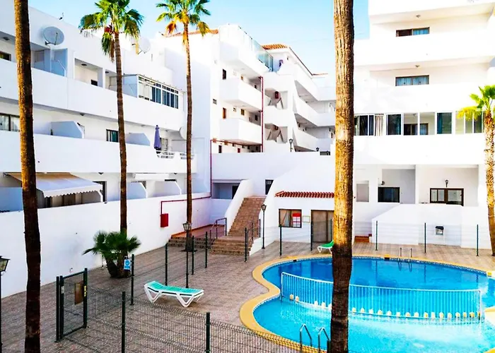 公寓 Modern With Pool & Terrace Playa De Americas, Tenerife *